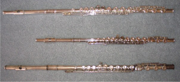 My three flutes